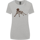 German Shorthaired Pointer Dog Womens Wider Cut T-Shirt Sports Grey