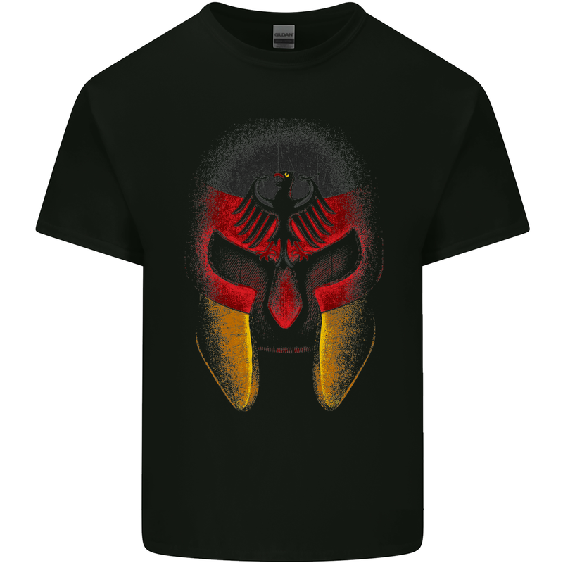 German Spartan Helmet Germany Gym MMA Mens Cotton T-Shirt Tee Top Black