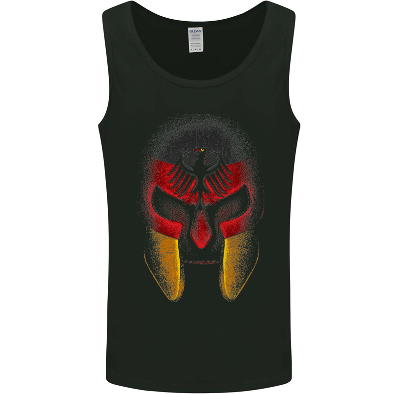 German Spartan Helmet Germany Gym MMA Mens Vest Tank Top Black