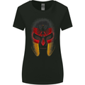 German Spartan Helmet Germany Gym MMA Womens Wider Cut T-Shirt Black