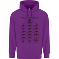 German War Planes WWII Fighters Aircraft Childrens Kids Hoodie Purple