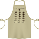German War Planes WWII Fighters Aircraft Cotton Apron 100% Organic Khaki