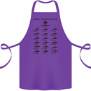 German War Planes WWII Fighters Aircraft Cotton Apron 100% Organic Purple