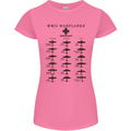 German War Planes WWII Fighters Aircraft Womens Petite Cut T-Shirt Azalea
