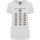 German War Planes WWII Fighters Aircraft Womens Wider Cut T-Shirt White