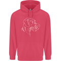 German Wirehaired Pointer Childrens Kids Hoodie Heliconia