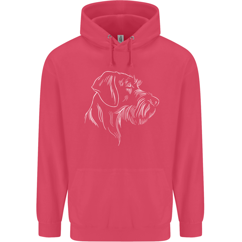 German Wirehaired Pointer Childrens Kids Hoodie Heliconia