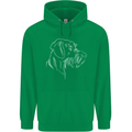 German Wirehaired Pointer Childrens Kids Hoodie Irish Green