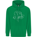 German Wirehaired Pointer Childrens Kids Hoodie Irish Green
