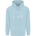 German Wirehaired Pointer Childrens Kids Hoodie Light Blue
