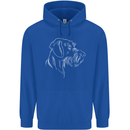 German Wirehaired Pointer Childrens Kids Hoodie Royal Blue
