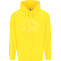 German Wirehaired Pointer Childrens Kids Hoodie Yellow