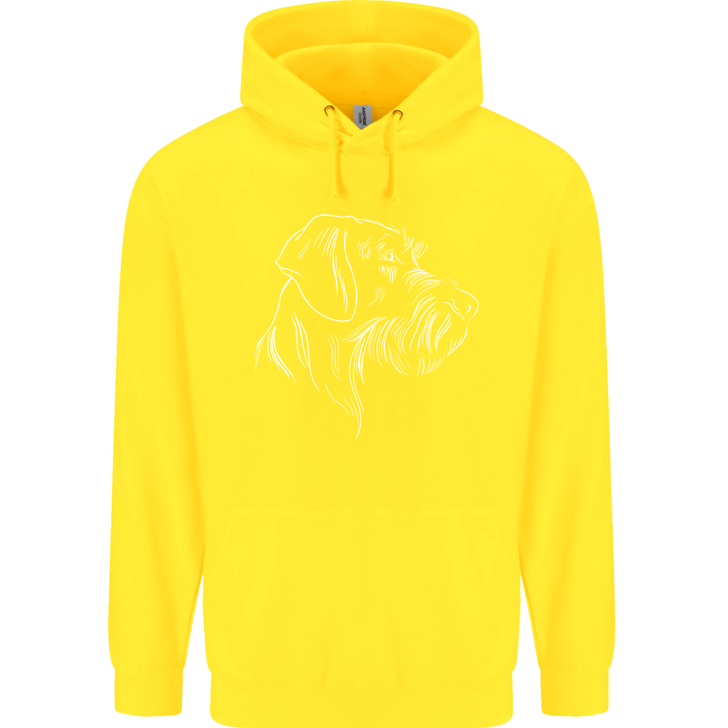 German Wirehaired Pointer Childrens Kids Hoodie Yellow