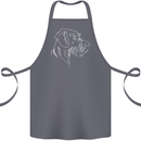 German Wirehaired Pointer Cotton Apron 100% Organic Steel