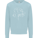 German Wirehaired Pointer Kids Sweatshirt Jumper Light Blue