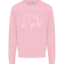 German Wirehaired Pointer Kids Sweatshirt Jumper Light Pink