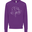 German Wirehaired Pointer Kids Sweatshirt Jumper Purple