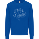 German Wirehaired Pointer Kids Sweatshirt Jumper Royal Blue