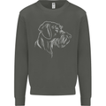 German Wirehaired Pointer Kids Sweatshirt Jumper Storm Grey