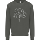 German Wirehaired Pointer Kids Sweatshirt Jumper Storm Grey