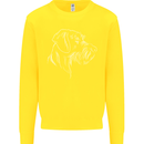 German Wirehaired Pointer Kids Sweatshirt Jumper Yellow