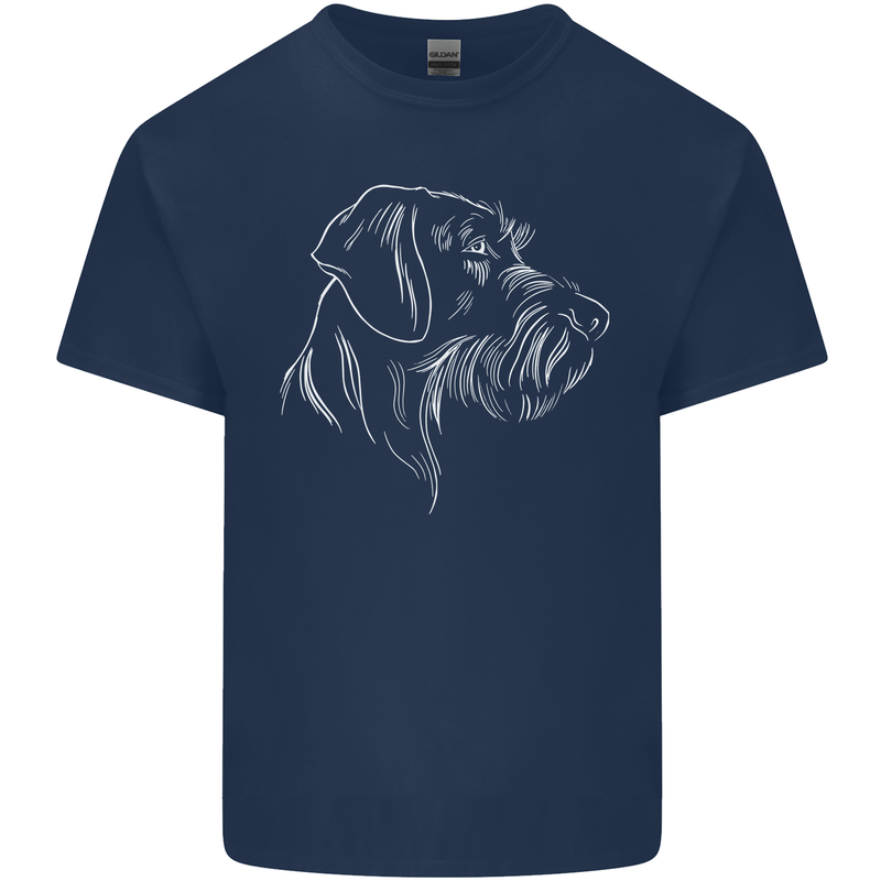 German Wirehaired Pointer Kids T-Shirt Childrens Navy Blue