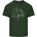 German Wirehaired Pointer Mens Cotton T-Shirt Tee Top Forest Green