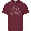 German Wirehaired Pointer Mens Cotton T-Shirt Tee Top Maroon
