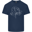 German Wirehaired Pointer Mens Cotton T-Shirt Tee Top Navy Blue