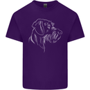German Wirehaired Pointer Mens Cotton T-Shirt Tee Top Purple