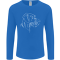 German Wirehaired Pointer Mens Long Sleeve T-Shirt Royal Blue