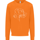 German Wirehaired Pointer Mens Sweatshirt Jumper Orange