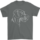 German Wirehaired Pointer Mens T-Shirt Cotton Gildan Charcoal
