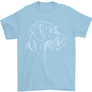 German Wirehaired Pointer Mens T-Shirt Cotton Gildan Light Blue