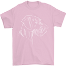 German Wirehaired Pointer Mens T-Shirt Cotton Gildan Light Pink