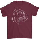 German Wirehaired Pointer Mens T-Shirt Cotton Gildan Maroon