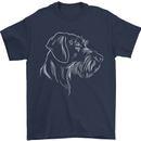 German Wirehaired Pointer Mens T-Shirt Cotton Gildan Navy Blue