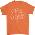 German Wirehaired Pointer Mens T-Shirt Cotton Gildan Orange