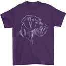 German Wirehaired Pointer Mens T-Shirt Cotton Gildan Purple