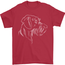 German Wirehaired Pointer Mens T-Shirt Cotton Gildan Red