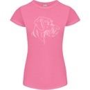 German Wirehaired Pointer Womens Petite Cut T-Shirt Azalea