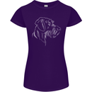 German Wirehaired Pointer Womens Petite Cut T-Shirt Purple