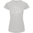 German Wirehaired Pointer Womens Petite Cut T-Shirt Sports Grey