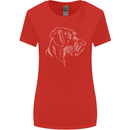 German Wirehaired Pointer Womens Wider Cut T-Shirt Red