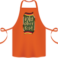 Germany Octoberfest German Beer Alcohol Cotton Apron 100% Organic Orange