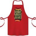 Germany Octoberfest German Beer Alcohol Cotton Apron 100% Organic Red