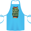 Germany Octoberfest German Beer Alcohol Cotton Apron 100% Organic Turquoise