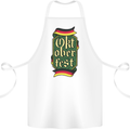Germany Octoberfest German Beer Alcohol Cotton Apron 100% Organic White