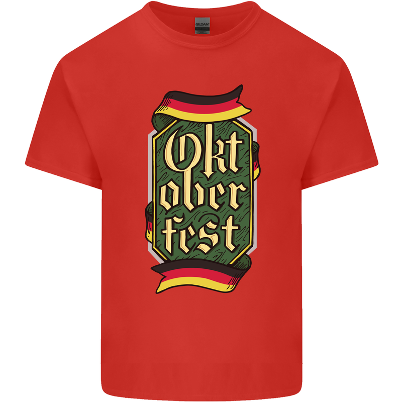 Germany Octoberfest German Beer Alcohol Kids T-Shirt Childrens Red