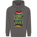 Germany Octoberfest German Beer Alcohol Mens 80% Cotton Hoodie Charcoal